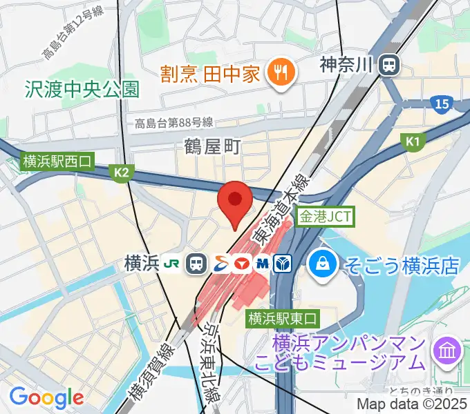 T・ジョイ横浜の地図