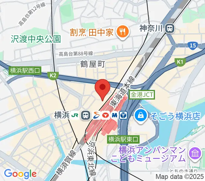 T・ジョイ横浜の地図