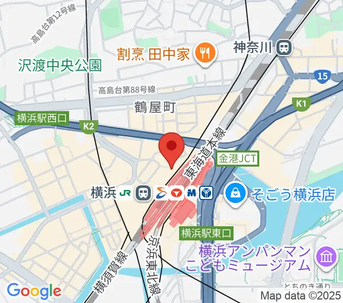 T・ジョイ横浜の地図