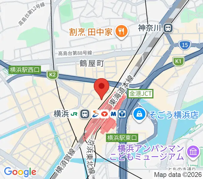 T・ジョイ横浜の地図
