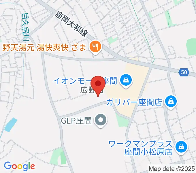 イオンシネマ座間の地図