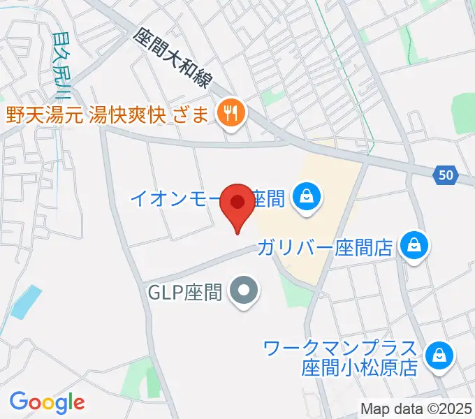 イオンシネマ座間の地図