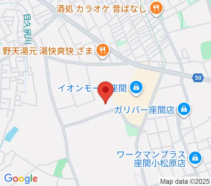 イオンシネマ座間の地図