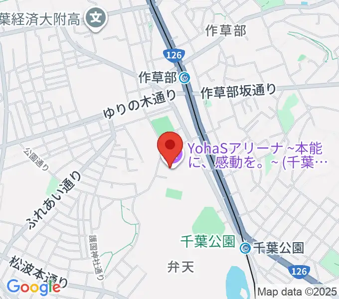 YohaSアリーナ 本能に、感動を。の地図