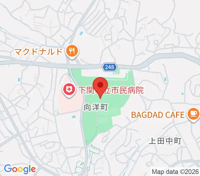 セービング陸上競技場の地図