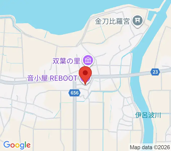 音小屋REBOOTの地図