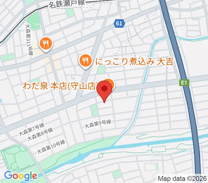 藤チェロ教室の地図
