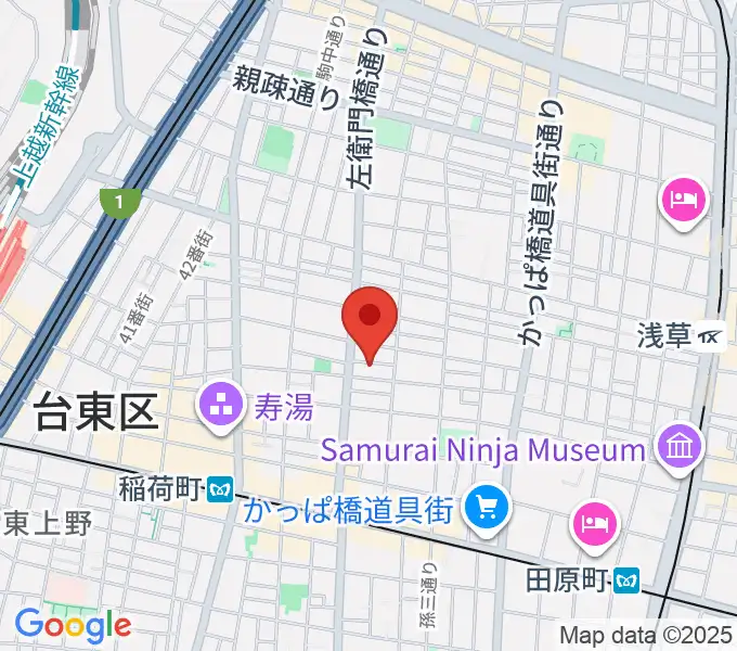 アキバ音楽教室の地図