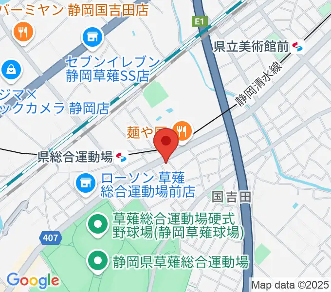 音楽舎の地図