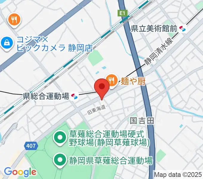 音楽舎の地図