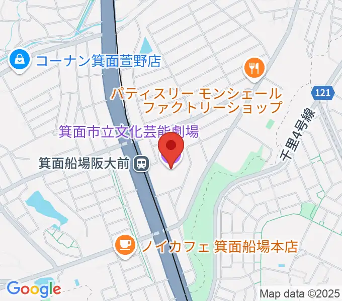 東京建物 Brillia HALL 箕面の地図