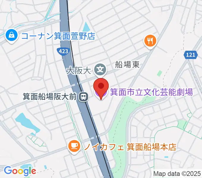東京建物 Brillia HALL 箕面の地図