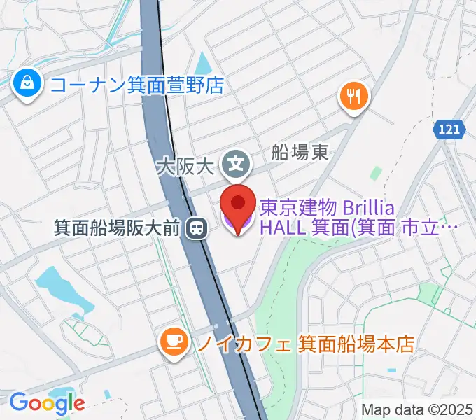 東京建物 Brillia HALL 箕面の地図
