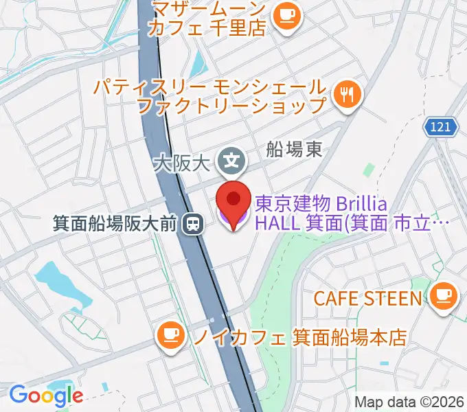東京建物 Brillia HALL 箕面の地図
