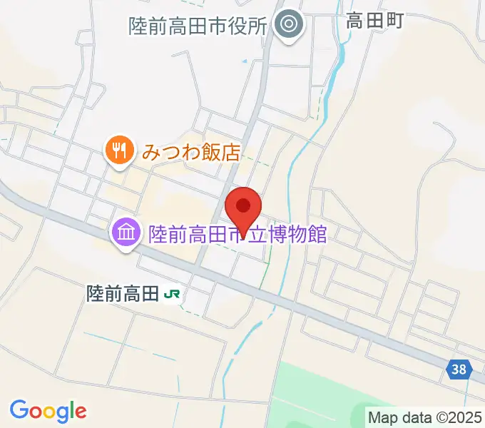 陸前高田市民文化会館 奇跡の一本松ホールの地図