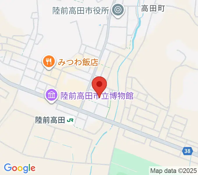 陸前高田市民文化会館 奇跡の一本松ホールの地図