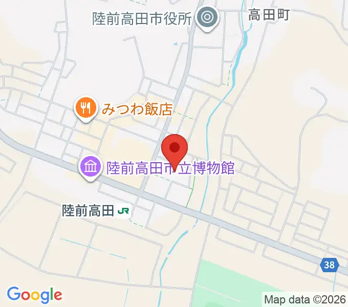 陸前高田市民文化会館 奇跡の一本松ホールの地図