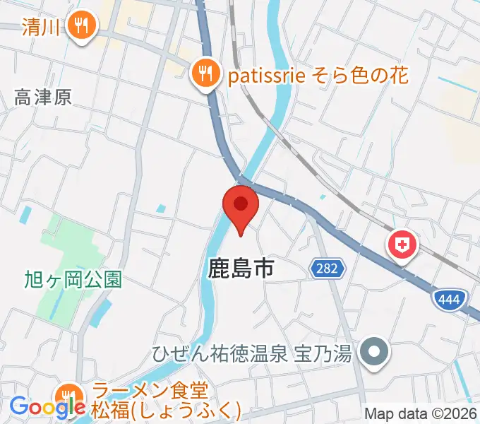 鹿島市民文化ホール サクラスの地図