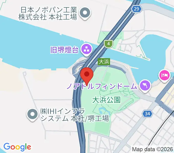 大浜だいしんアリーナ・だいしん大浜武道館の地図