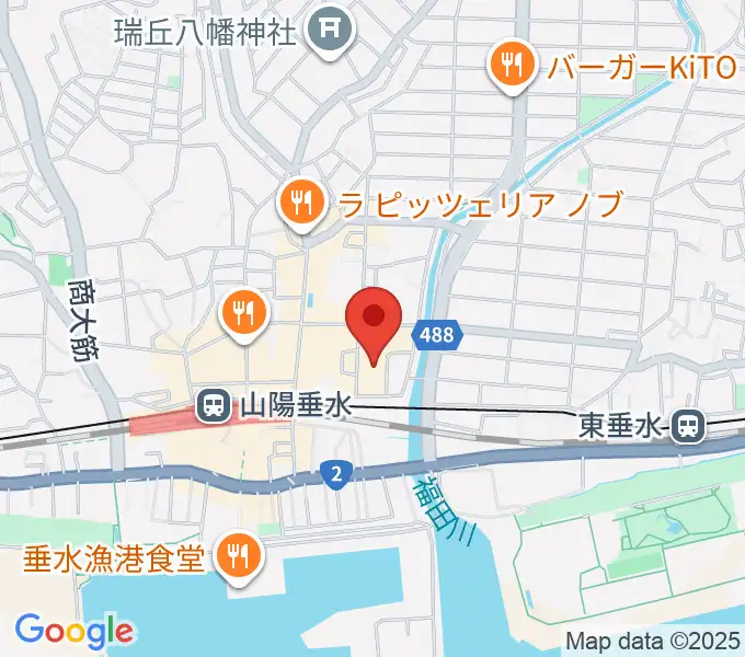 垂水区文化センター レバンテホールの地図
