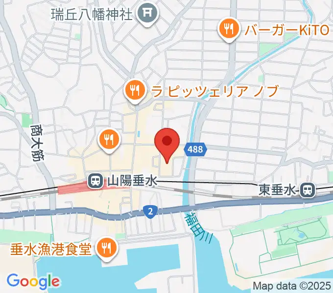 垂水区文化センター レバンテホールの地図