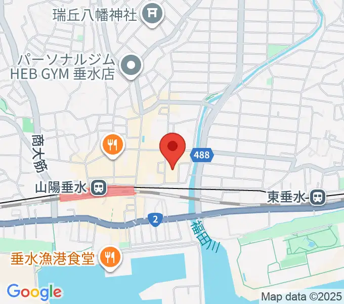 垂水区文化センター レバンテホールの地図