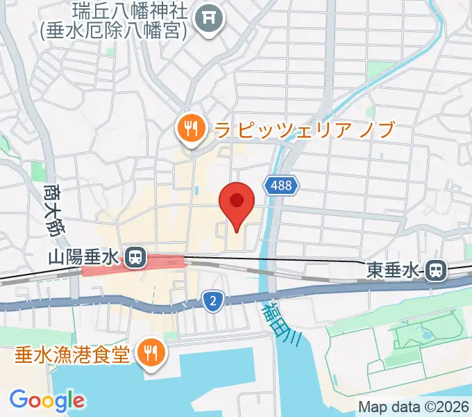 垂水区文化センター レバンテホールの地図