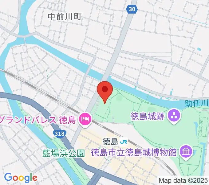 とくぎんトモニアリーナの地図