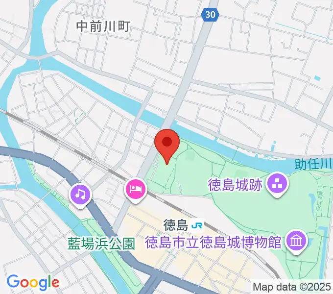 とくぎんトモニアリーナの地図