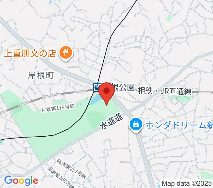 シンコースポーツ神奈川県立武道館の地図