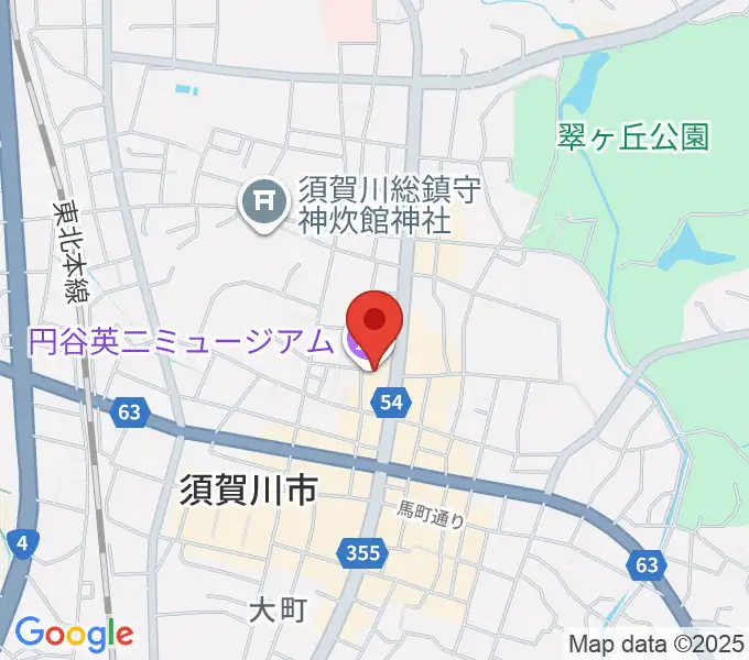 須賀川市民交流センターtetteの地図