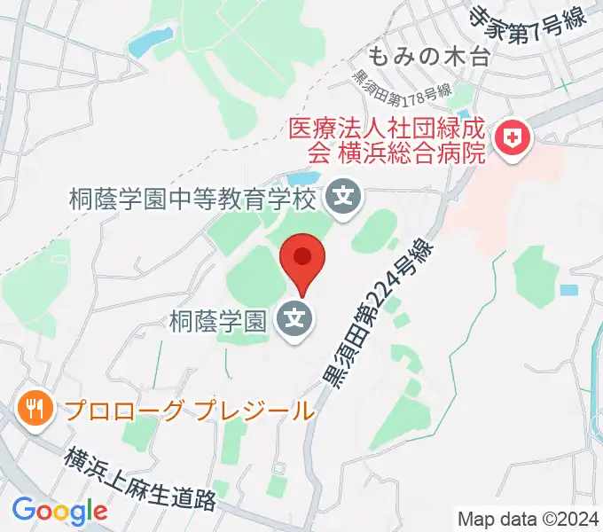 桐蔭学園シンフォニーホールの地図