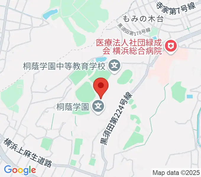 桐蔭学園シンフォニーホールの地図