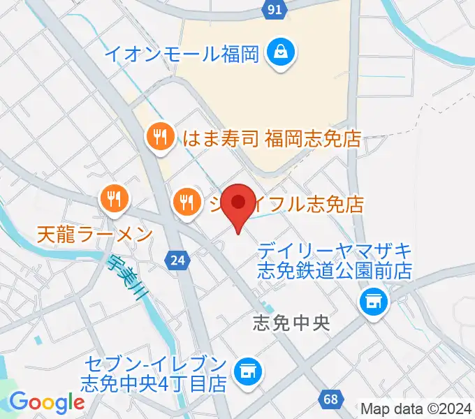 志免町立町民センターの地図