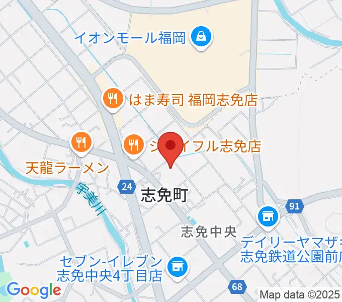 志免町立町民センターの地図