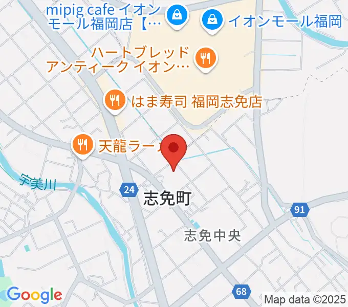 志免町立町民センターの地図