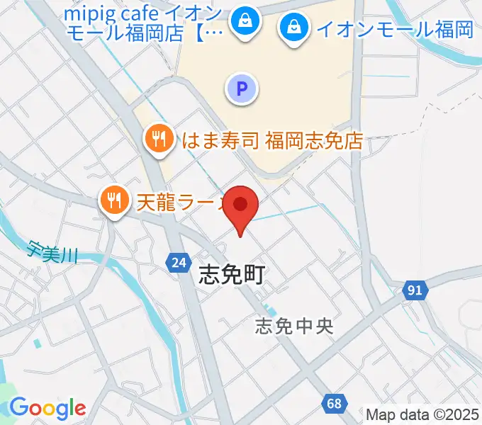 志免町立町民センターの地図
