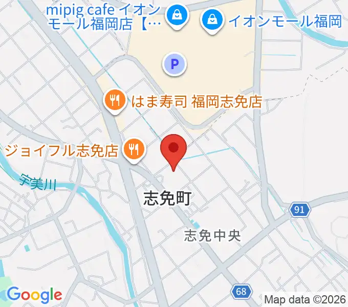 志免町立町民センターの地図
