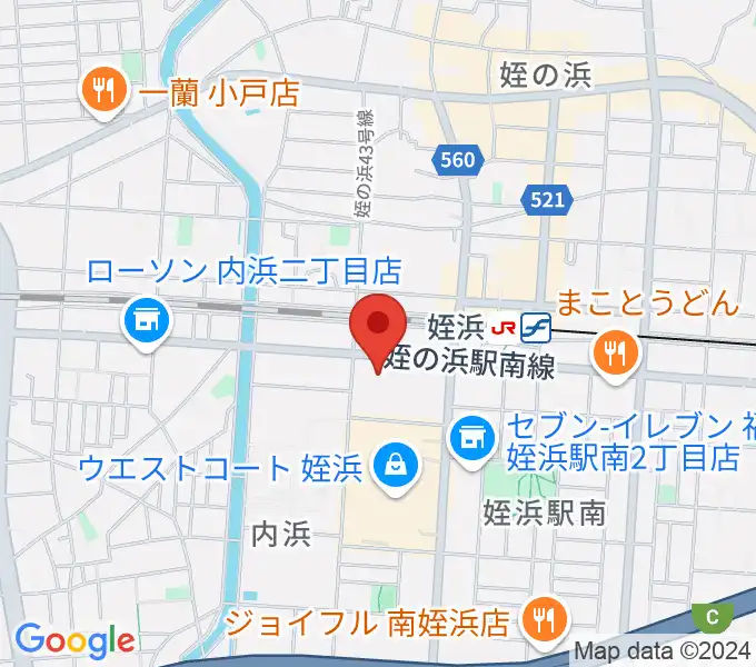 福岡市立西市民センターの地図