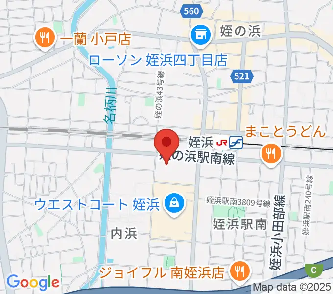 福岡市立西市民センターの地図