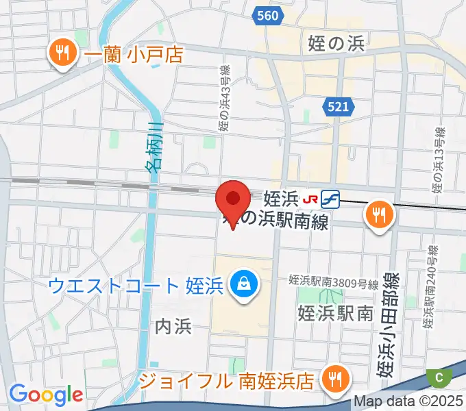 福岡市立西市民センターの地図