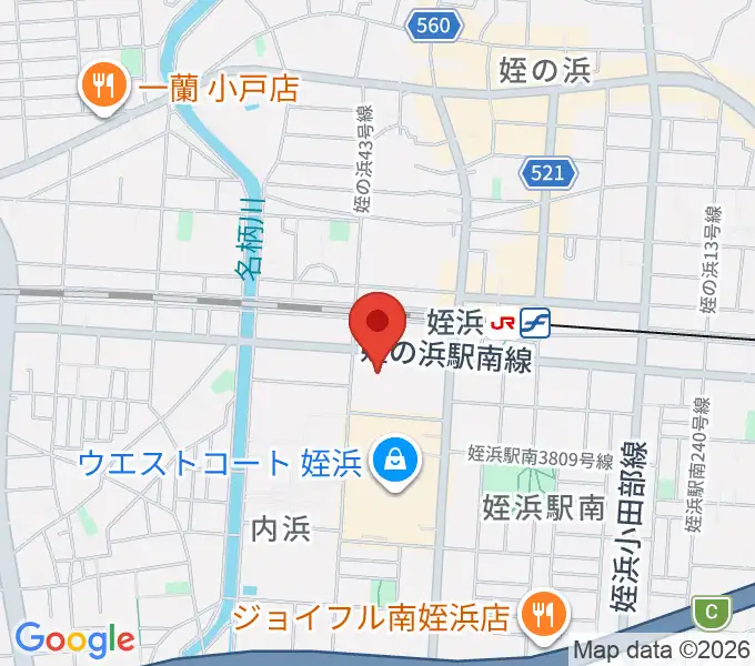 福岡市立西市民センターの地図