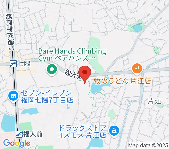 福岡市城南区城南市民センターの地図