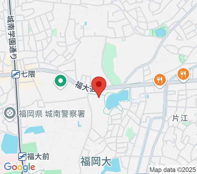 福岡市城南区城南市民センターの地図
