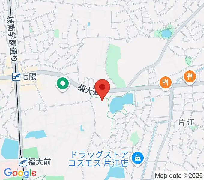 福岡市城南区城南市民センターの地図