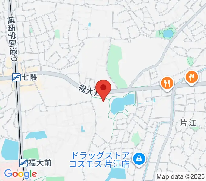 福岡市城南区城南市民センターの地図