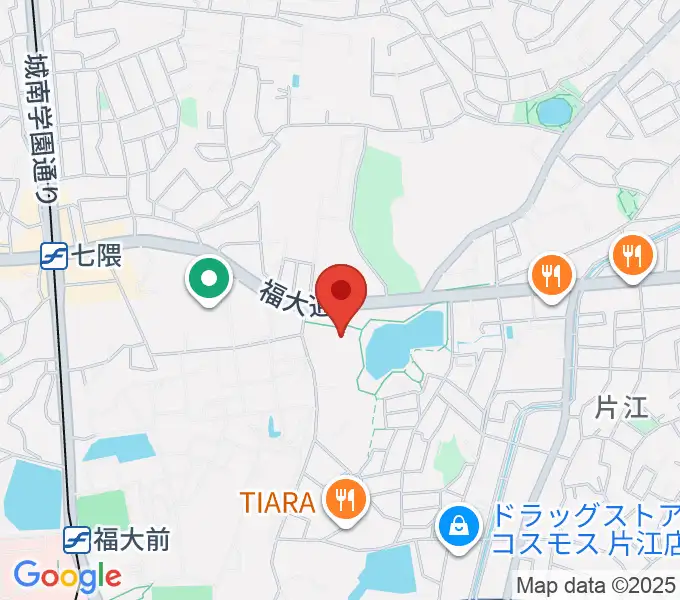 福岡市城南区城南市民センターの地図