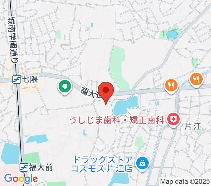 福岡市城南区城南市民センターの地図