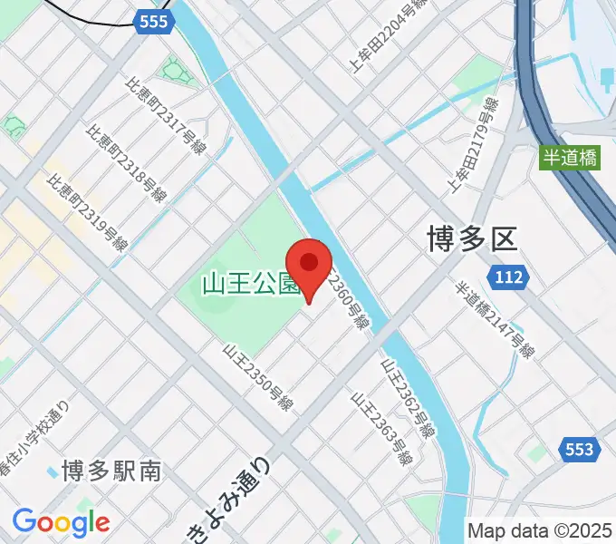 福岡市立博多市民センターの地図