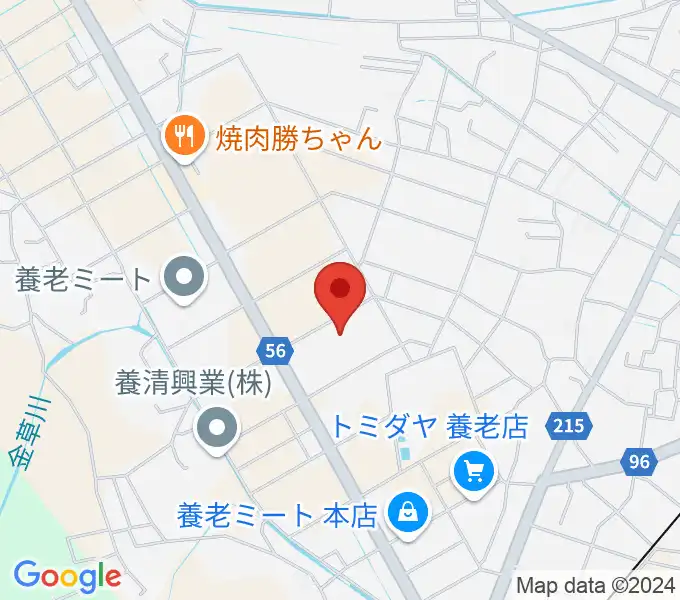 養老町民会館の地図